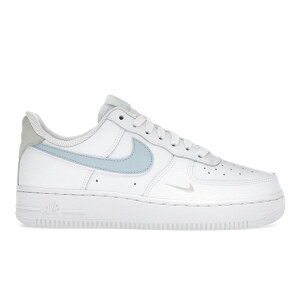 Nike �i�C�L ���f�B�[�X �X�j�[�J�[ �yNike Air Force 1 Low White Light Armory Blue Mini Swoosh (Women's)�z �T�C�Y US_6(23.0cm) White/Light Armory Blue/Light Bone