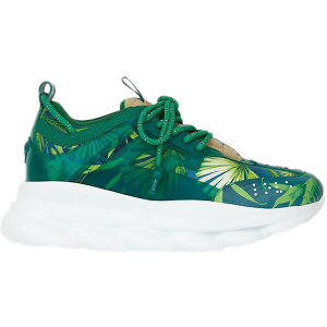 Versace ���F���T�[�` ���f�B�[�X �X�j�[�J�[ �yVersace Chain Reaction Concepts JLO 2000 (Special Box) (Women's)�z �T�C�Y EU_39(25cm) Green/Green-White