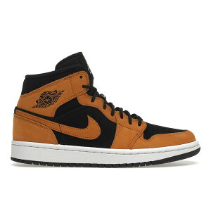 Jordan �W���[�_�� ���f�B�[�X �X�j�[�J�[ �yJordan 1 Mid Desert Ochre (Women's)�z �T�C�Y US_6(23.0cm) Desert Ochre/Desert Ochre-Black