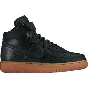 Nike �i�C�L ���f�B�[�X �X�j�[�J�[ �yNike Air Force 1 High Black Dark Grey Gum (Women's)�z �T�C�Y US_W_12 Black/Black-Dark Grey