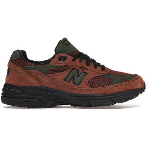 New Balance �j���[�o�����X ���f�B�[�X �X�j�[�J�[ �yNew Balance 993 Aime Leon Dore Brown (Women's)�z �T�C�Y US_6(23.0cm) Brown/Green