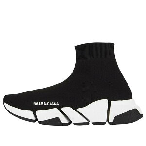 Balenciaga �o�����V�A�K �����Y �X�j�[�J�[ �yBalenciaga Speed 2.0 Sneaker 'Black White' 617239W2DB21015�z �T�C�Y US_8(26.0cm)