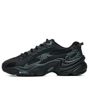 FILA �t�B�� �����Y �X�j�[�J�[ �yFILA Low-Top Running Shoes Leopard Print Black F12M121105FBK�z �T�C�Y US_8(26.0cm)