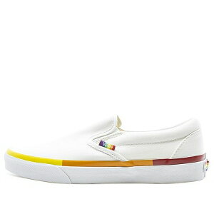 Vans �o���Y �����Y �X�j�[�J�[ �yVans Classic Slip-On White/Yellow VN0A5AO82E6�z �T�C�Y US_11.5(29.5cm)