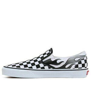Vans �o���Y �����Y �X�j�[�J�[ �yVans Classic Slip-On 'Black True White' VN0A4BV3SX7�z �T�C�Y US_9.5(27.5cm)