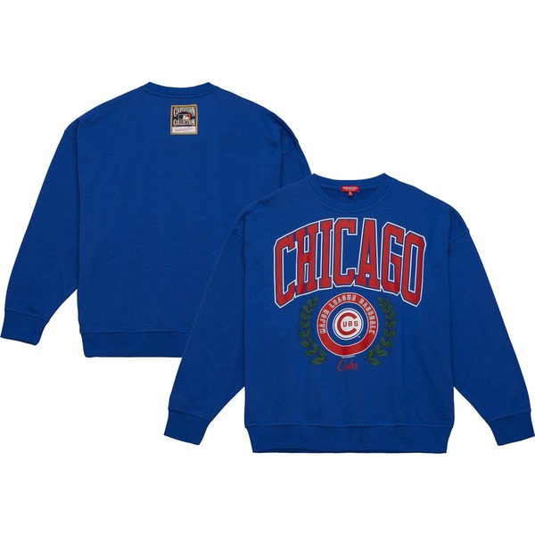 ミッチェル&ネス レディース パーカー・スウェットシャツ アウター Chicago Cubs Mitchell & Ness Women´s Logo Lt 2.0 Pullover Sweatshirt Royalのサムネイル