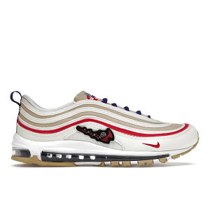 Nike �i�C�L �����Y �X�j�[�J�[ �yNike Air Max 97 Air Sprung Sail Pink Purple�z �T�C�Y US_9(27.0cm) Sesame/Coconut Milk/Phantom/Electro Purple