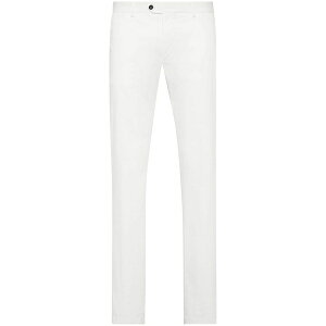 �t�B���b�v�v���C�� �����Y �J�W���A���p���c �{�g���X Slim-cut gabardine chinos White