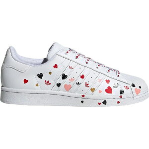 adidas AfB_X fB[X Xj[J[ yadidas Superstar Valentine's Day (2020) (Women's)z TCY US_5(22.0cm) Cloud White/Core Black/Glory Pink