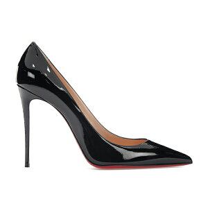 Christian Louboutin NX` u^ fB[X Xj[J[ yChristian Louboutin Kate 100mm Pump Black Patent Leatherz TCY EU_34.5(21cm) Black/Red