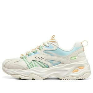 Skechers XPb`[Y fB[X Xj[J[ white/blue/green y(WMNS) Skechers D'LITES 'Cream Mint Blue' 896205-NTMTz TCY US_8.5(25.5cm)