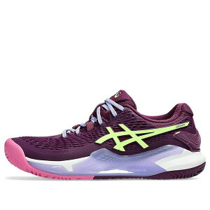 ASICS AVbNX fB[X Xj[J[ Deep Mauve/Lime Green y(WMNS) ASICS Gel-Resolution 9 Padel 'Deep Mauve Lime Green' 1042A245-500z TCY US_6(23.0cm)