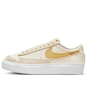 Nike iCL fB[X Xj[J[ Beige/Gold y(WMNS) Nike Blazer Low Platform 'Pale Ivory Saturn Gold' DJ0292-113z TCY US_6(23.0cm)
