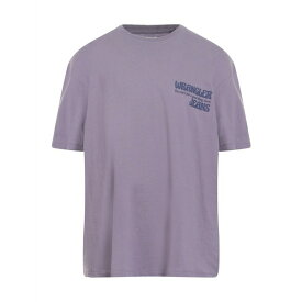 WRANGLER ラングラー Tシャツ トップス メンズ T-shirts Light purple