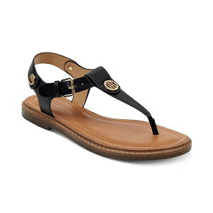 g~[ qtBK[ fB[X T_ V[Y Women's Bennia Thong Flat Sandals Black