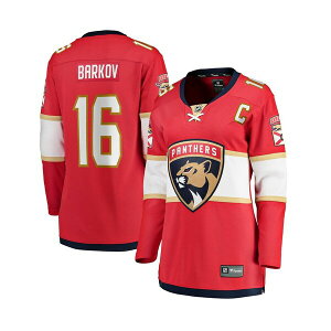 t@ieBNX fB[X Jbg\[ gbvX Women's Aleksander Barkov Red Florida Panthers Home Captain Premier Breakaway Player Jersey Red