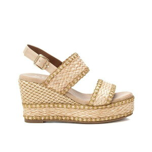 LV^C fB[X T_ V[Y Women's Wedge Sandals By XTI Beige