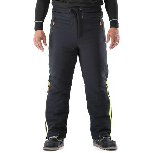 tbWEFA Y JWApc {gX Men's FrostFlex Insulated Quilted Pants - -20°F Cold Protection, Flexible and Water-Repellent Workwear Black