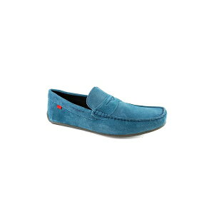 }[NWZtj[[N Y Xb|E[t@[ V[Y Men's Nebraska Slip On Penny Loafers Atlantic blue suede