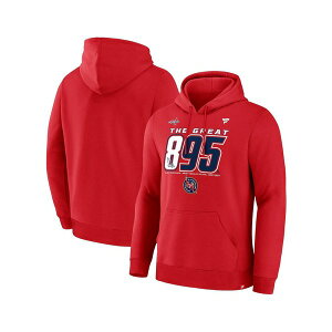 �t�@�i�e�B�N�X �����Y �p�[�J�[�E�X�E�F�b�g�V���c �A�E�^�[ Men's Alexander Ovechkin Athletic Red Washington Capitals NHL All-Time Leading Goal Scorer The Great 895 Pullover Hoodie Athletic Red
