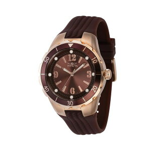 �C���r�N�^ ���f�B�[�X �r���v �A�N�Z�T���[ Women's 40312 Angel Quartz 3 Hand Dark Brown Dial Watch Brown