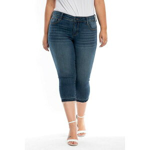 �X�����N�W�[���Y ���f�B�[�X �f�j���p���c �{�g���X Plus Size Mid Rise Crop Jeans Jessie
