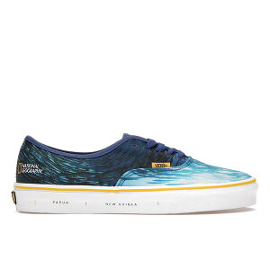 Vans �o���Y �����Y �X�j�[�J�[ �yVans Authentic National Geographic�z �T�C�Y US_5(23.0cm) Multi/Yellow-White