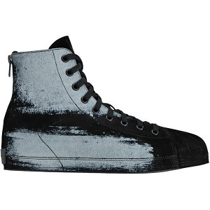 adidas AfB_X Y Xj[J[ yadidas Y-3 Nizzastar Hi Black Off Whitez TCY US_12(30.0cm) Black/Black/Off White