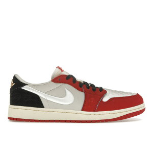 Jordan �W���[�_�� �����Y �X�j�[�J�[ �yJordan 1 Retro Low OG Trophy Room Rookie Card Home (Numbered) (with Numbered Trading Card)�z �T�C�Y US_M_4.5 Sail/Sail-Varsity Red-Black