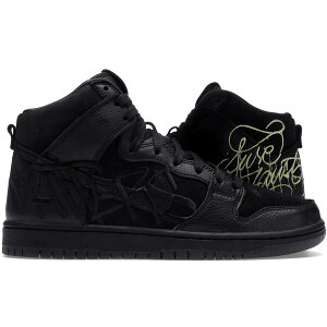 Nike �i�C�L �����Y �X�j�[�J�[ �yNike SB Dunk High FAUST Black Gold (Special Box)�z �T�C�Y US_8(26.0cm) Black/Black-Metallic Gold