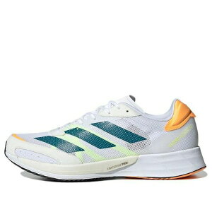 adidas �A�f�B�_�X �����Y �X�j�[�J�[ �yadidas Adizero Adios 6 'White Teal Flamingo Orange' GY0894�z �T�C�Y US_10.5(28.5cm)
