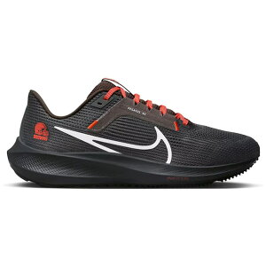 Nike �i�C�L �����Y �X�j�[�J�[ �yNike Pegasus 40 Cleveland Browns�z �T�C�Y US_7.5(25.5cm) Anthracite/Seal Brown/Team Orange/White