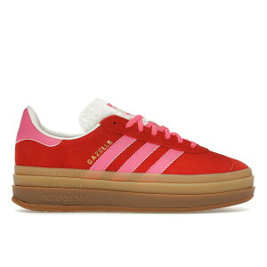 adidas �A�f�B�_�X ���f�B�[�X �X�j�[�J�[ �yadidas Gazelle Bold Collegiate Red Lucid Pink (Women's)�z �T�C�Y US_5(22.0cm) Collegiate Red/Lucid Pink/Core White