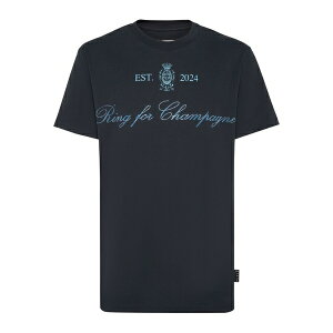 �t�B���b�v�v���C�� �����Y T�V���c �g�b�v�X Stones embroidered-crest t-shirt Blue