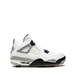 �W���[�_�� �����Y �X�j�[�J�[ �V���[�Y Jordan 4 golf white cement sneakers White