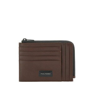 �s�[�N�A�h�� �����Y ���z �A�N�Z�T���[ Zip-around card holder Brown