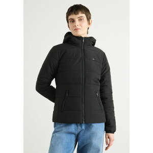 g~[qtBK[ fB[X WPbgu] AE^[ SLIM HOODED JACKET - Light jacket - black