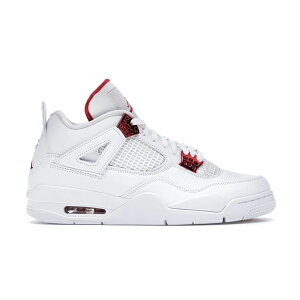 Jordan �W���[�_�� �����Y �X�j�[�J�[ �yJordan 4 Retro Metallic Red�z �T�C�Y US_12(30.0cm) White/Metallic Silver-University Red