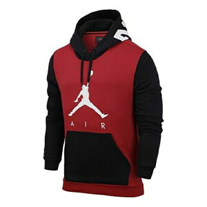 Air Jordan W[_ Y Xj[J[ yAir Jordan Colorblock Printing Logo hooded Fleece Lined Sports Red CK1349-687z TCY US_M_XS