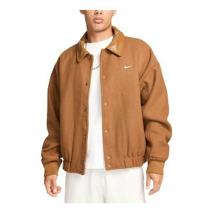 Nike iCL Y Xj[J[ yNike Solo Swoosh Varsity Jacket 'Light British Tan' FZ1168-281z TCY US_M_XL