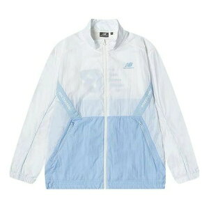 New Balance j[oX Y Xj[J[ yNew Balance Summer Lifestyle Jacket Asia Sizing 'White Light Blue' 5AC2U503-LBLz TCY US_M_S
