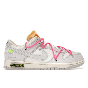 Nike �i�C�L �����Y �X�j�[�J�[ �yNike Dunk Low Off-White Lot 17�z �T�C�Y US_M_13 Sail/Neutral Grey-Hyper Pink