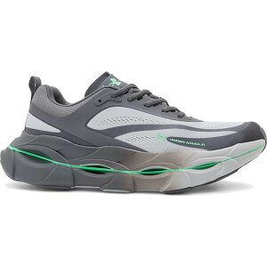 Under Armour アンダーアーマー メンズ スニーカー 【Under Armour UA Halo Racer Steel Grey Green】 サイズ US_M_14 Steel Grey/Green