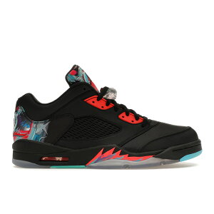 Jordan �W���[�_�� �����Y �X�j�[�J�[ �yJordan 5 Retro Low Chinese New Year�z �T�C�Y US_12(30.0cm) Black/Bright Crimson-Beta Blue-Black