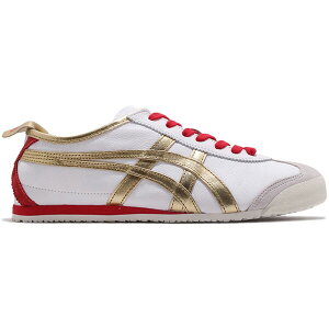 ASICS AVbNX Y Xj[J[ yOnitsuka Tiger Mexico 66 White Pure Goldz TCY US_10(28.0cm) White/Pure Gold/Red