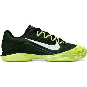 Nike �i�C�L ���f�B�[�X �X�j�[�J�[ �yNike Court Air Zoom Vapor 12 HC Black Light Lemon Twist (Women's)�z �T�C�Y US_7(24.0cm) Black/Light Lemon Twist/Blue Ribbon Heather/White