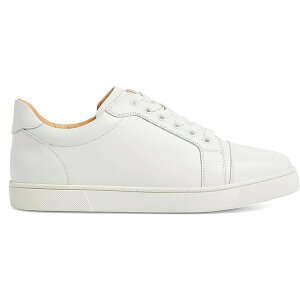Christian Louboutin �N���X�`���� ���u�^�� ���f�B�[�X �X�j�[�J�[ �yChristian Louboutin Vieira Flat Bianco (Women's)�z �T�C�Y EU_42(27cm) Bianco