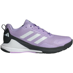 adidas �A�f�B�_�X ���f�B�[�X �X�j�[�J�[ �yadidas Novaflight 2 Indoor Powder Plum Zero Metalic Core Black (Women's)�z �T�C�Y US_8(25.0cm) Powder Plum/Zero Metalic/Core Black