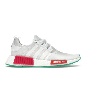 adidas �A�f�B�_�X ���f�B�[�X �X�j�[�J�[ �yadidas NMD R1 White Magenta Green (Women's)�z �T�C�Y US_9(26.0cm) Cloud White/Hi-Res Green/Real Magenta