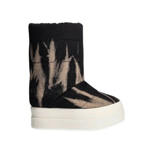Rick Owens ���b�N�I�E�G���X ���f�B�[�X �X�j�[�J�[ �yRick Owens DRKSHDW Mega Bumper Lunar Black Beige (Women's)�z �T�C�Y US_7(24.0cm) Black/Beige